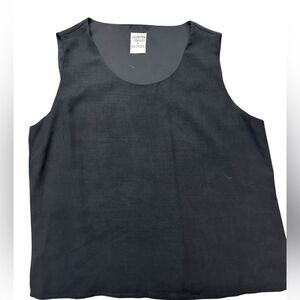 Allison Daley Charcoal Sleeveless Blouse